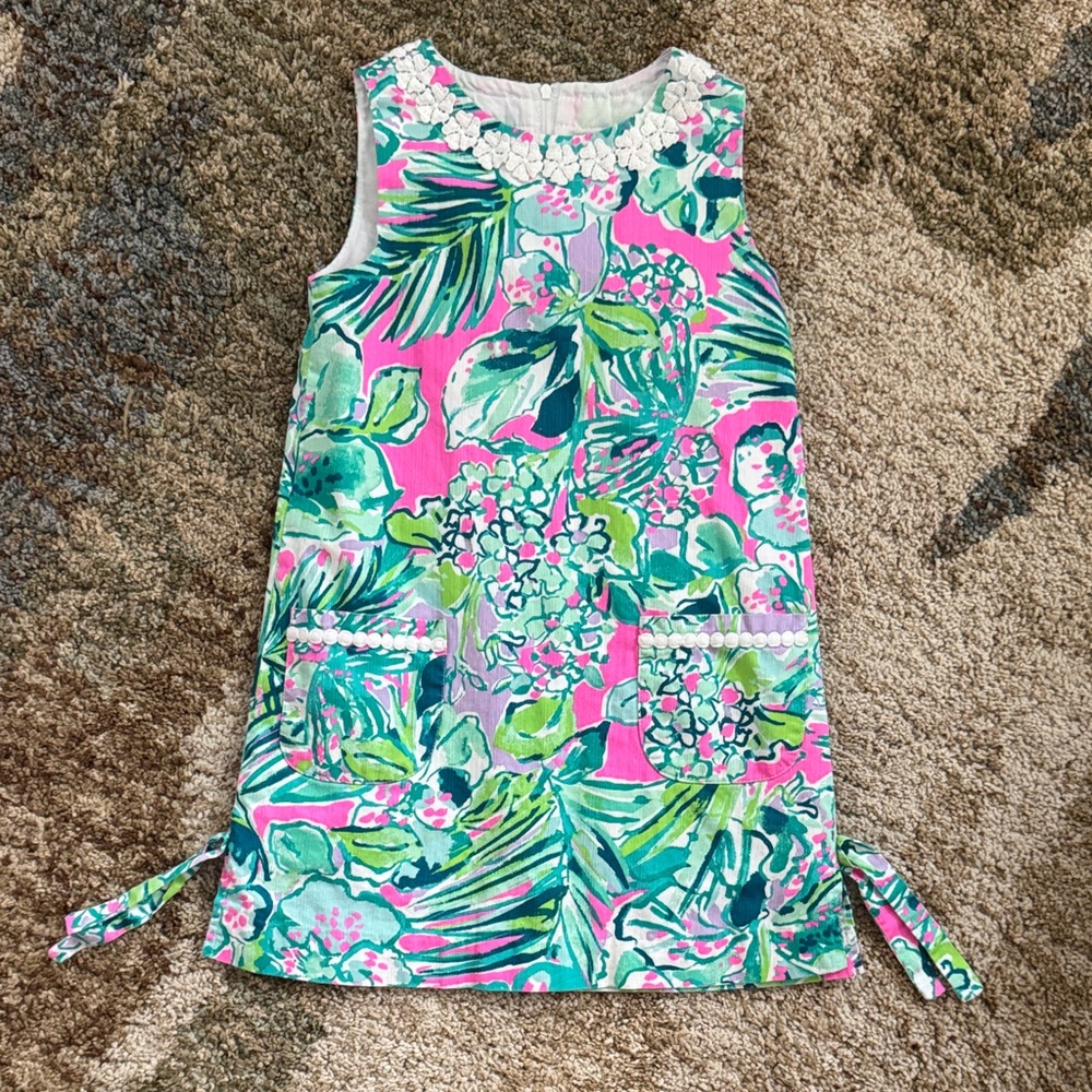 Floral Sleeveless Dress with Pockets